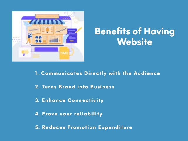 Benefits of Website